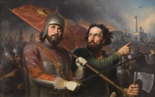 2. Минин и Пожарский. 1850. Холст, масло. 67.5x107. НГХМ_(1).jpg